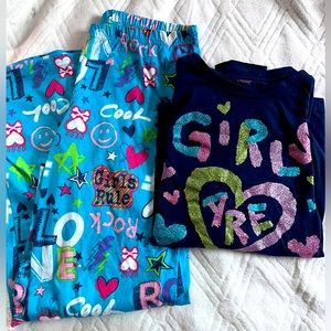 Pajama set, From justice size 12 Kids